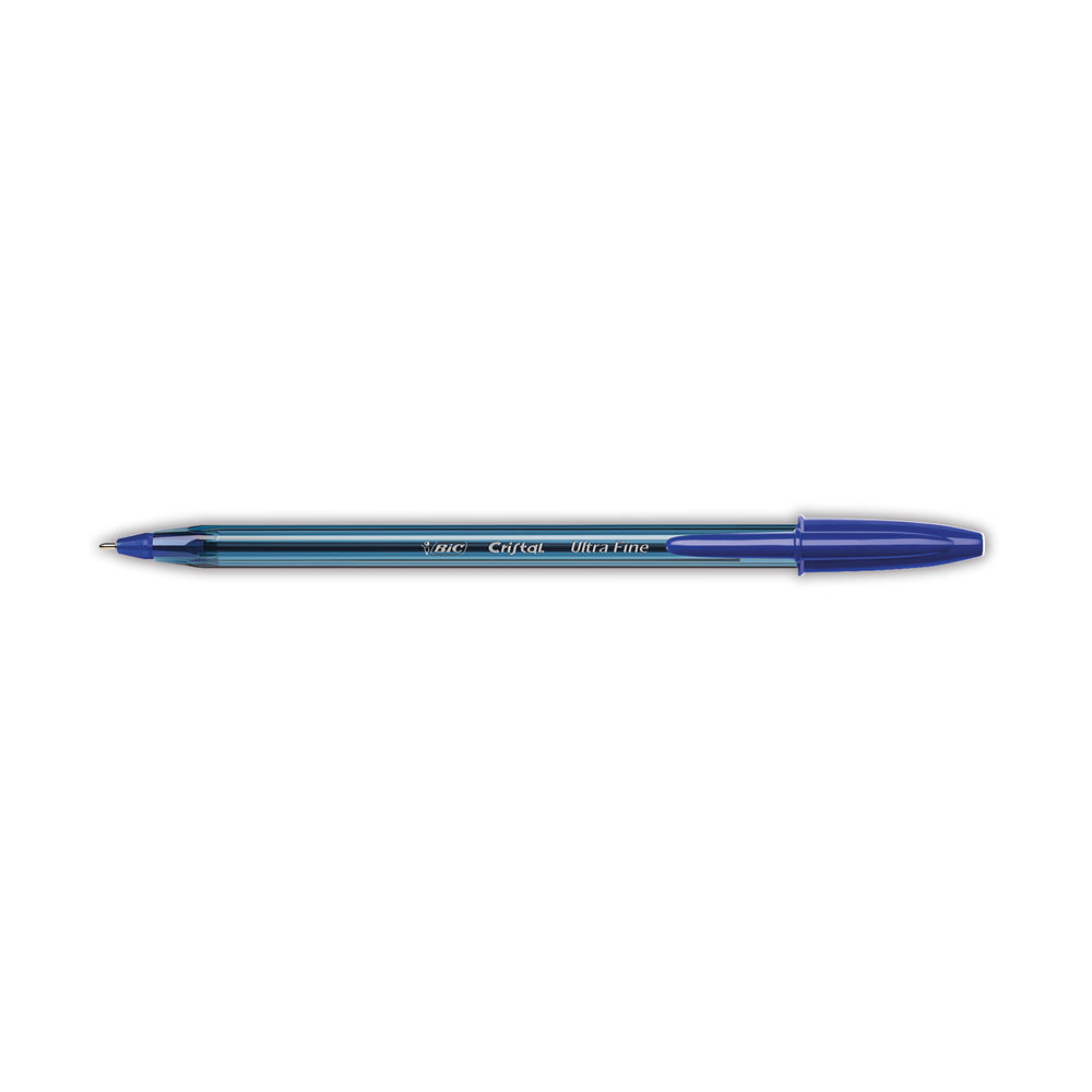 Bic Cristal Grip Ball Pen Blue Pack 20 - Hunt Office UK