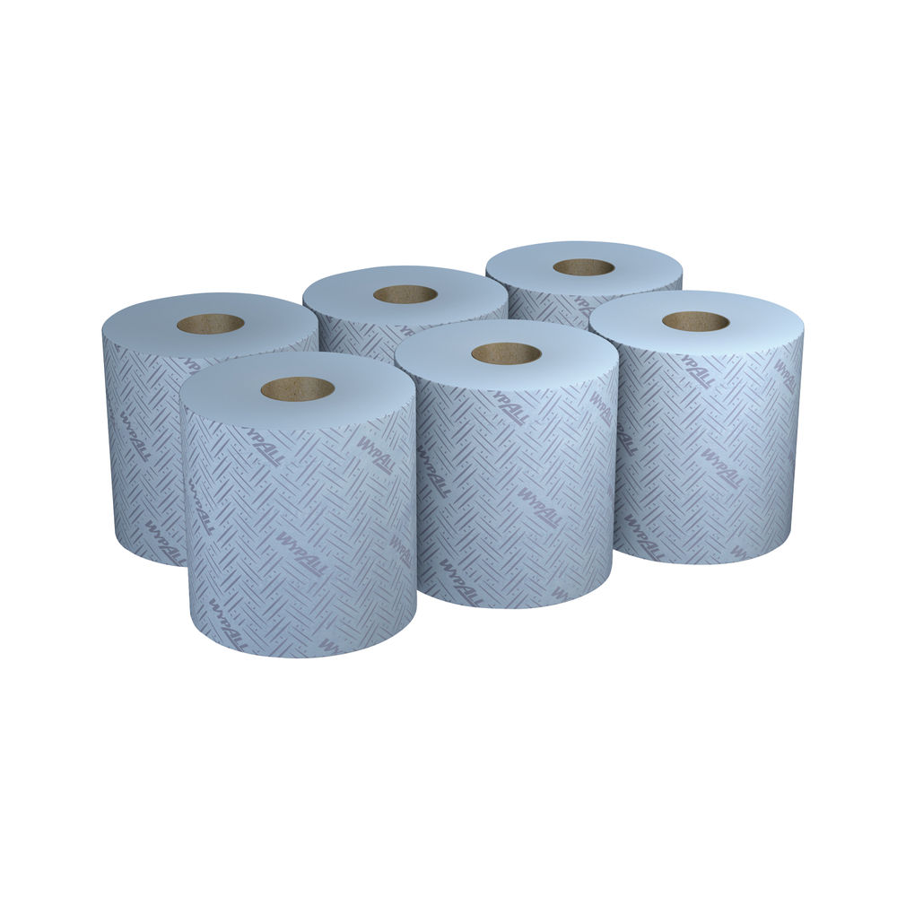 Wypall Blue L20 Essential Centrefeed Rolls (Pack of 6)