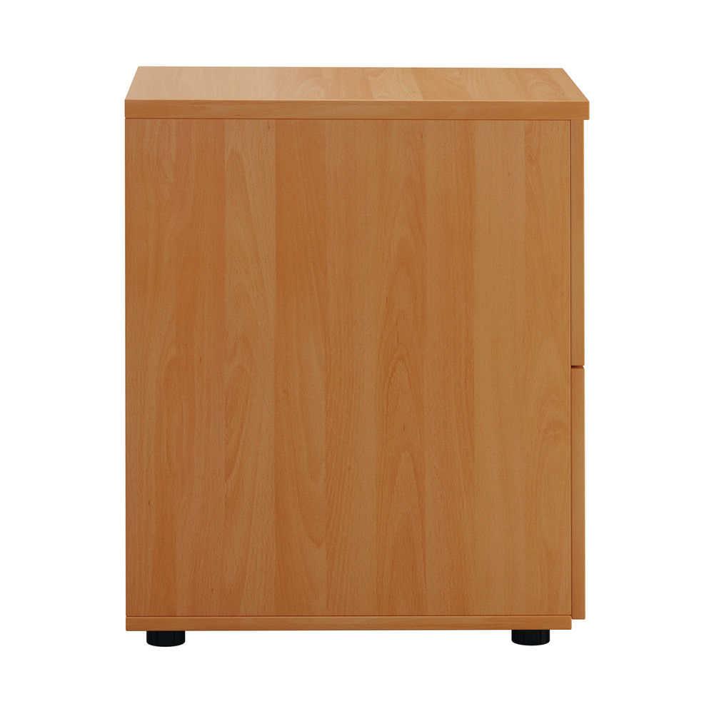 First H730mm Beech 2 Drawer Filing Cabinet