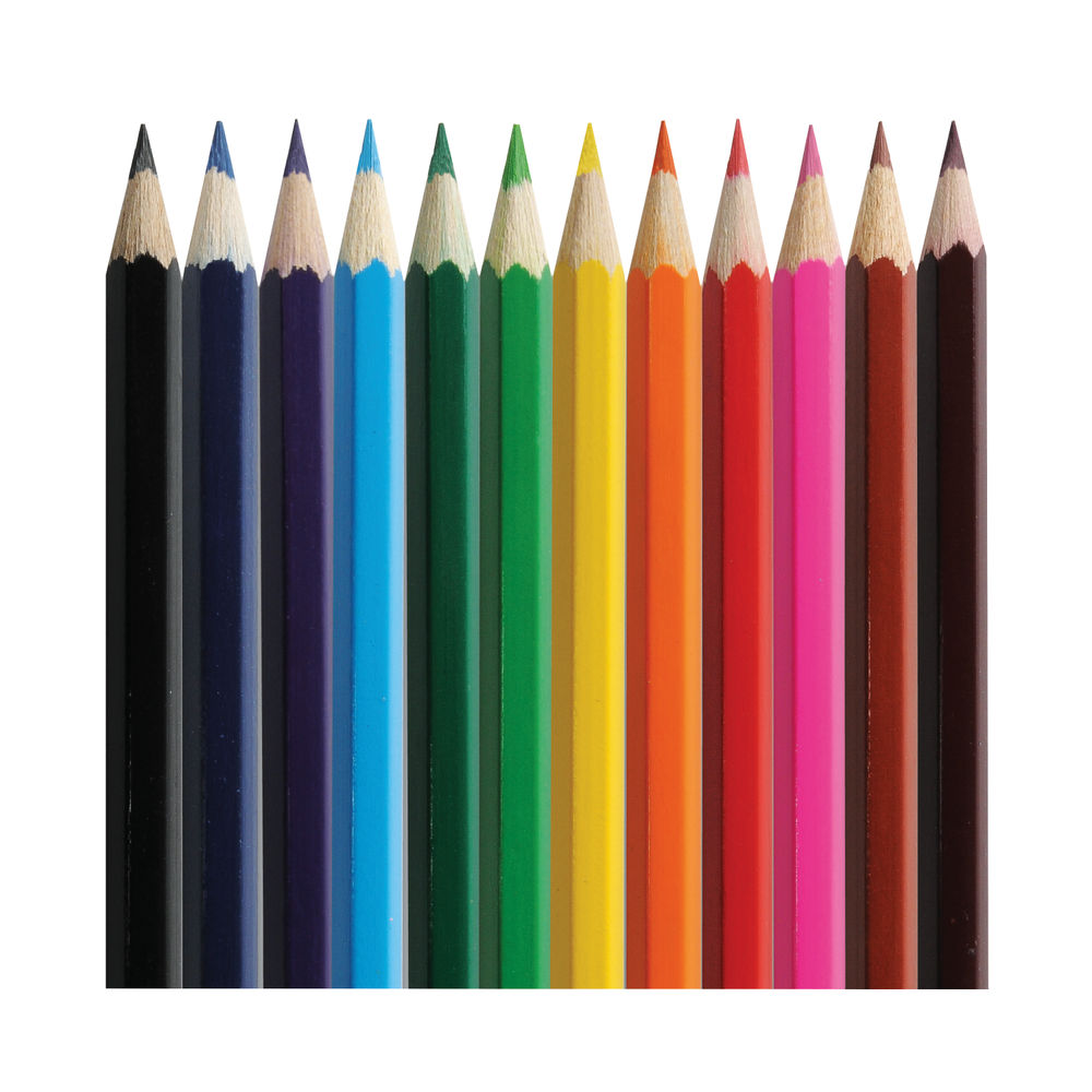 Classmaster Assorted Colouring Pencils (Pack of 12)