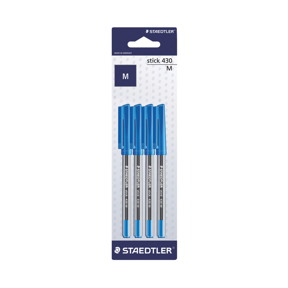 Staedtler Blue Stick Pens (Pack of 40)