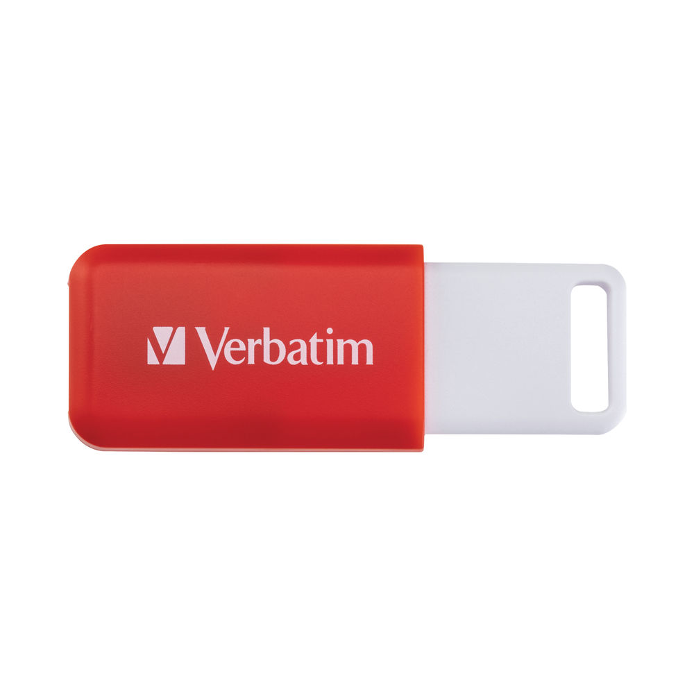 Verbatim Databar USB Drive USB 2.0 16GB Red