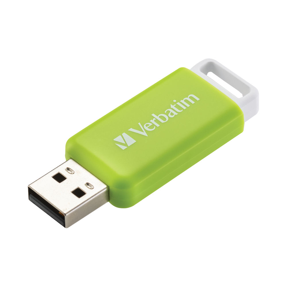 Verbatim Databar USB Drive USB 2.0 32GB Green