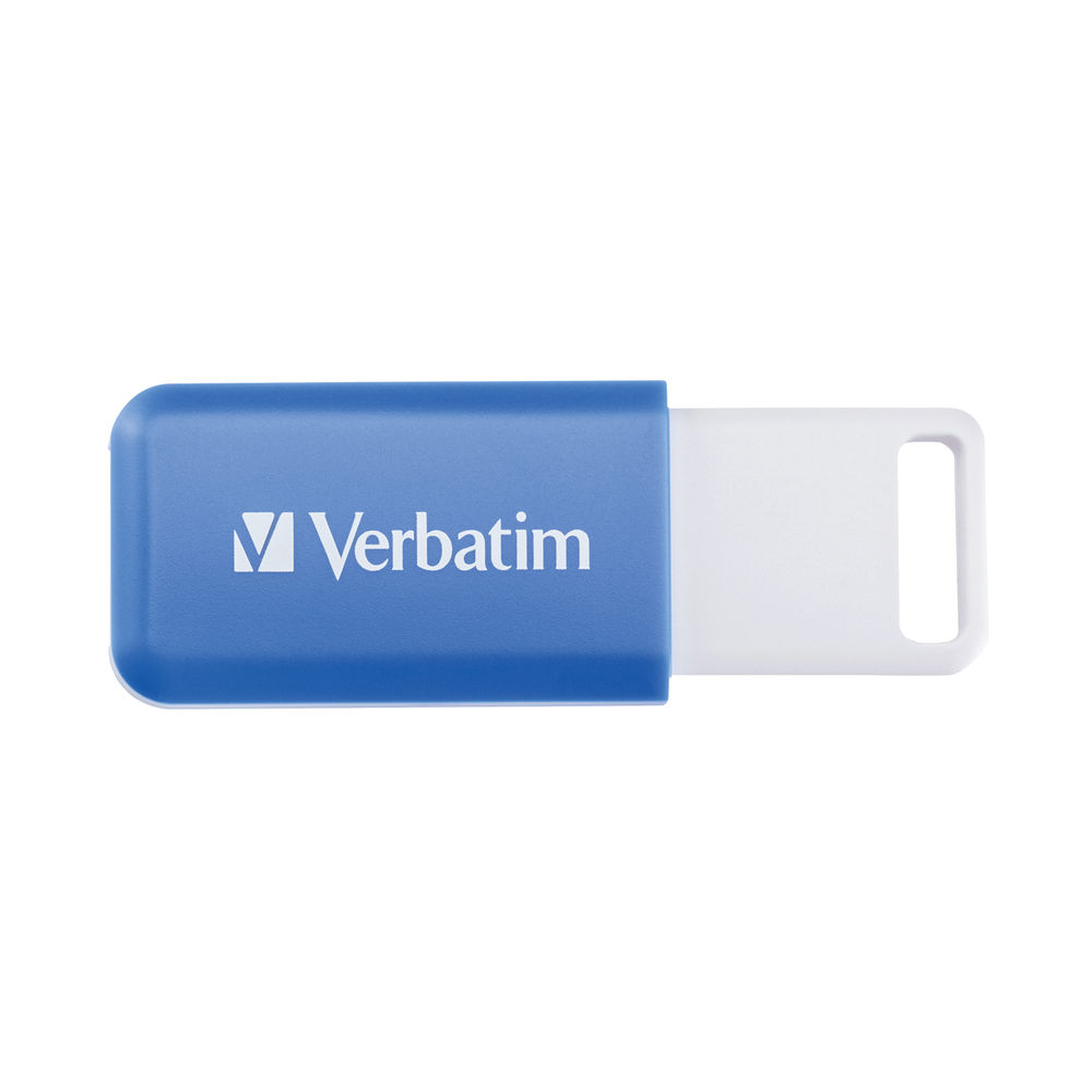 Verbatim Databar USB Drive USB 2.0 64GB Blue