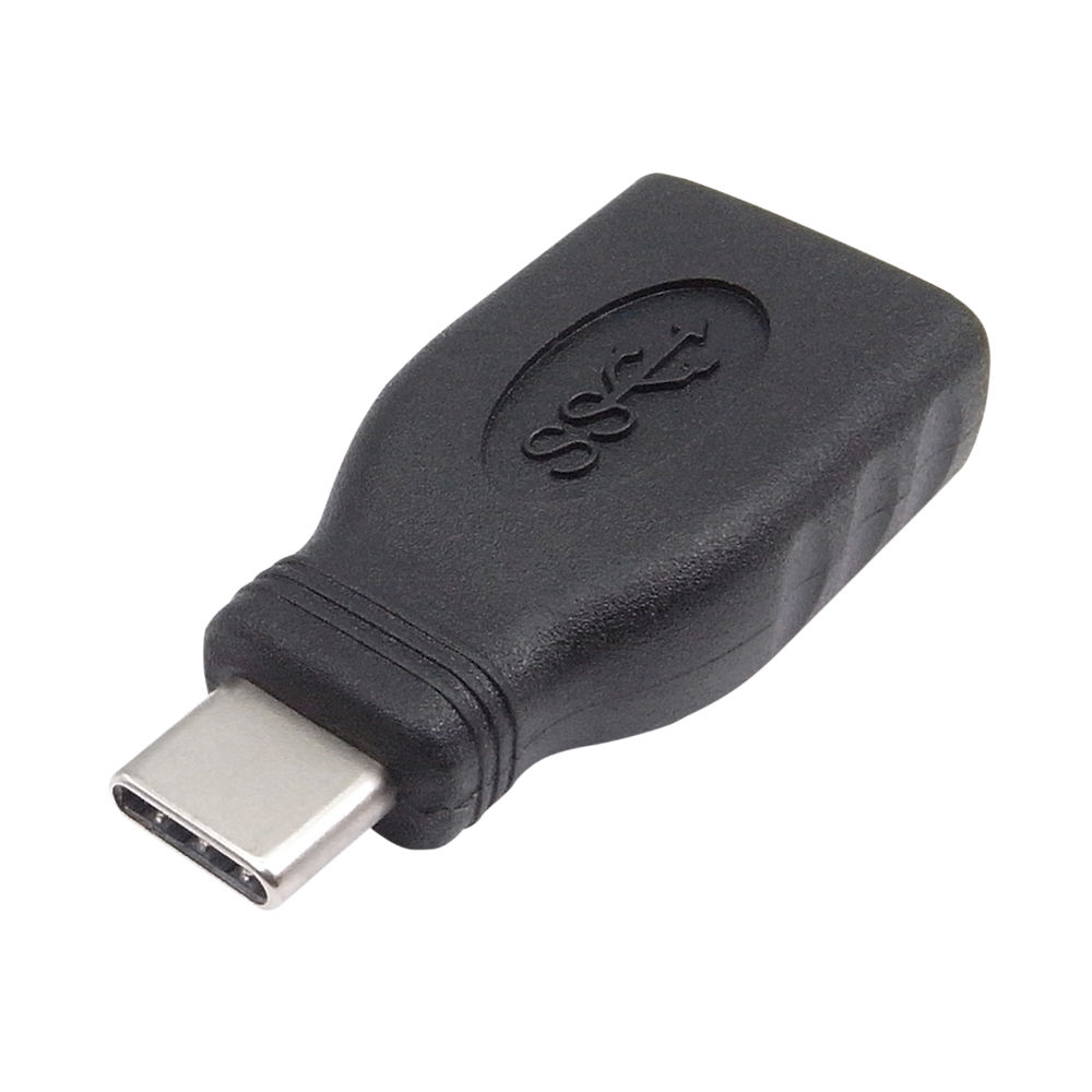 Connekt Gear USB 3 Adapter Type C Male to A Female + OTG Black