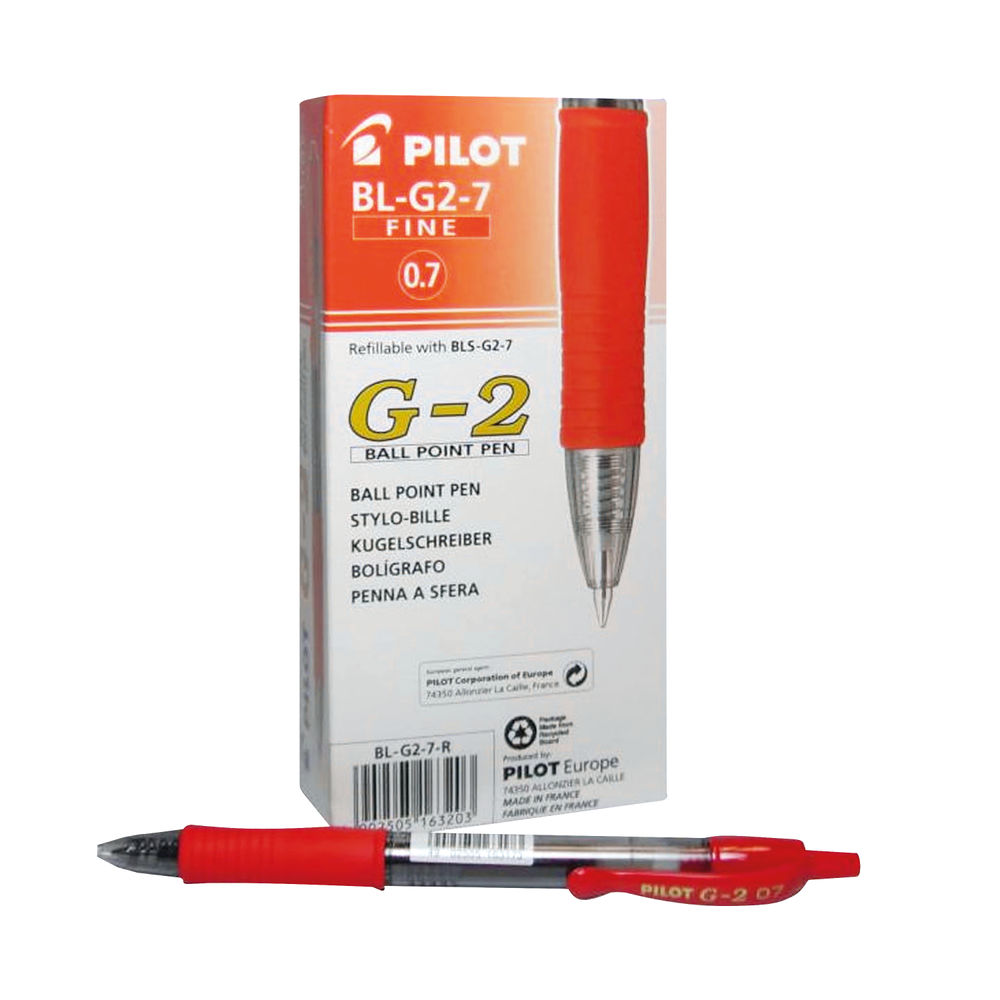 Pilot G2 Rollerball Pen, Black Ink, 0.5 mm - 12 count