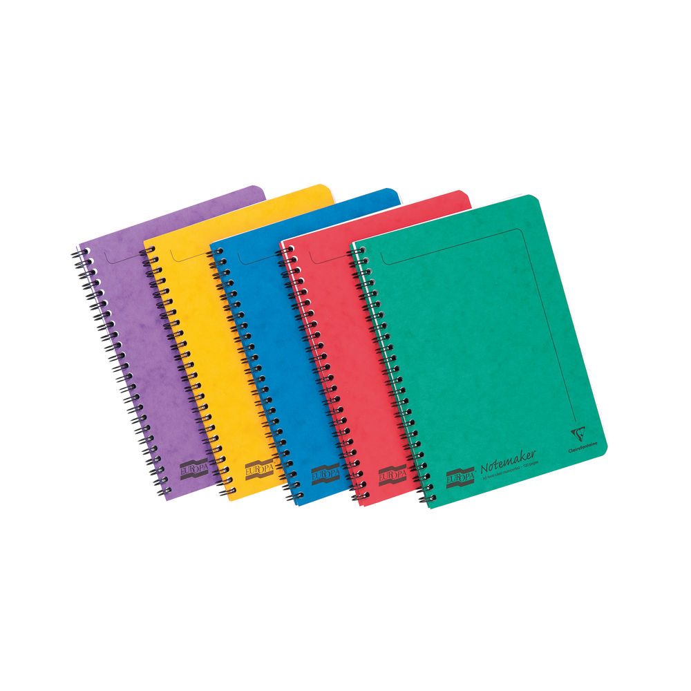 Clairefontaine Europa Notemaker A5 Assortment A (Pack of 10) 4850