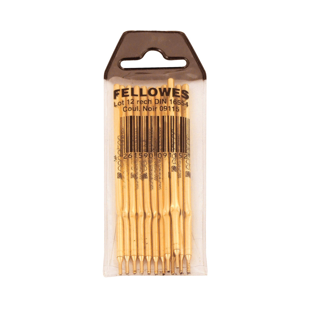 Fellowes Ballpoint Desk Pen and Chain Refill (Pack of 12) 0911501