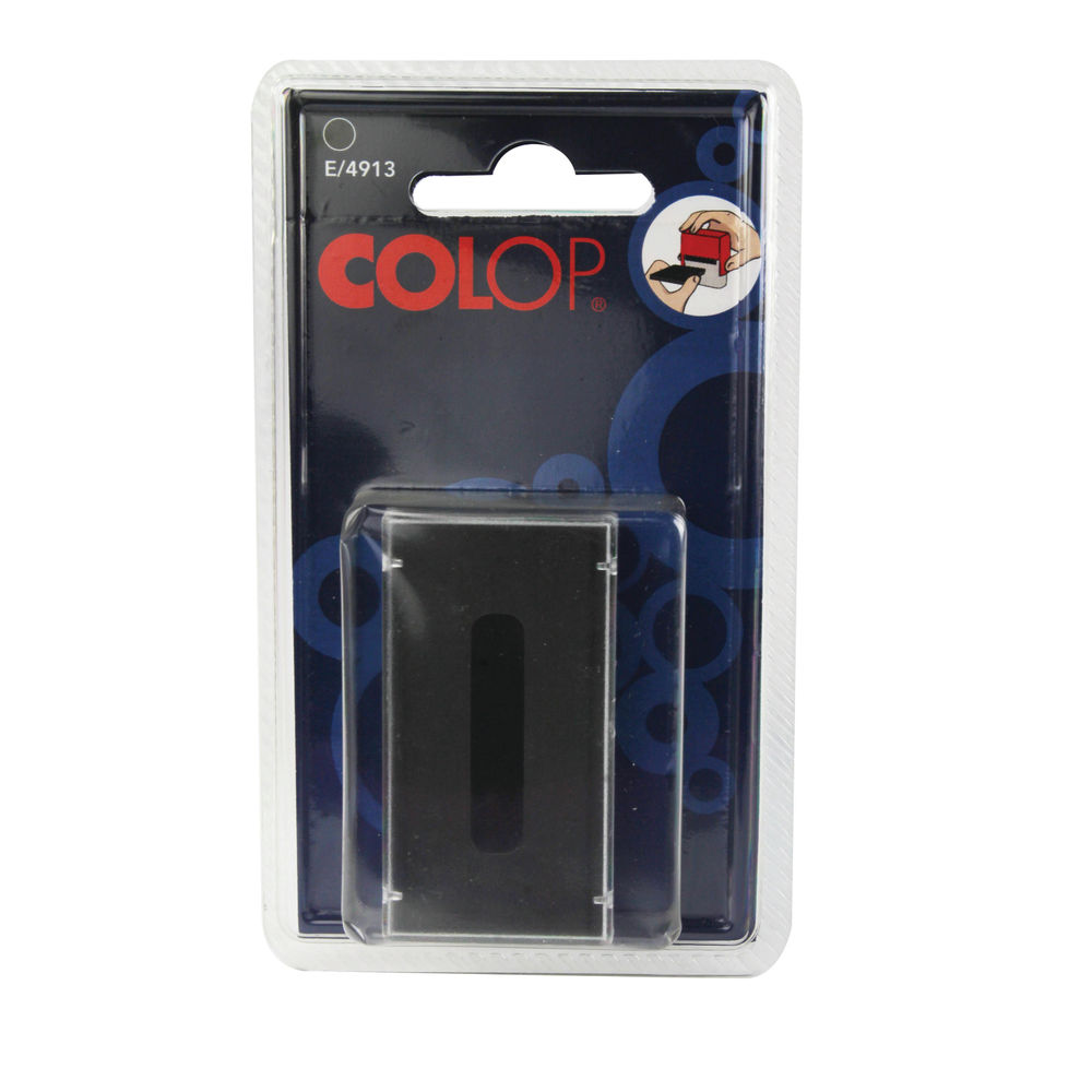 COLOP E/4913 Black Replacement Ink Pad - Pack of 2 - EM36452