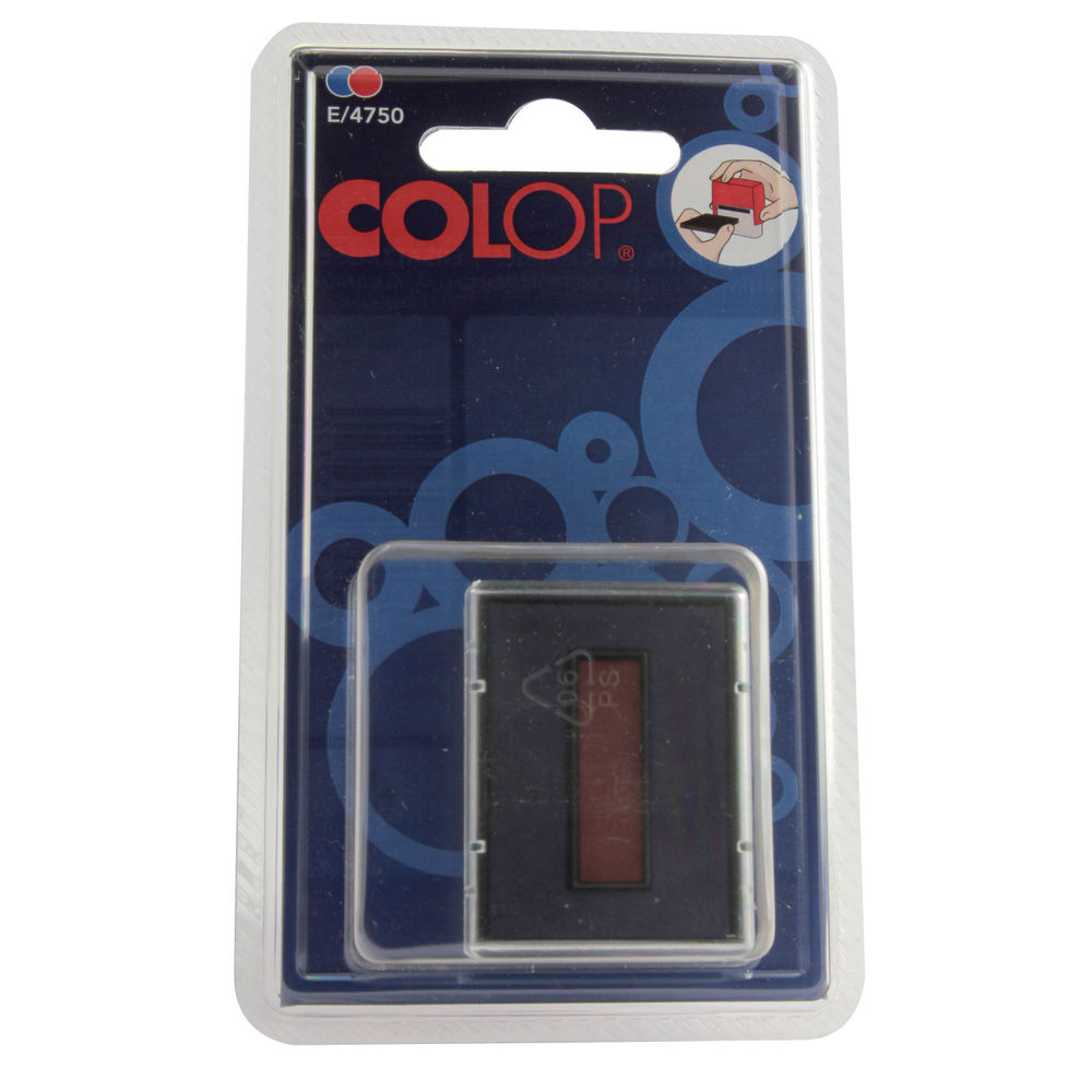 COLOP E/4911 Replacement Red and Blue Ink Pads (Pack of 2) - EM43232