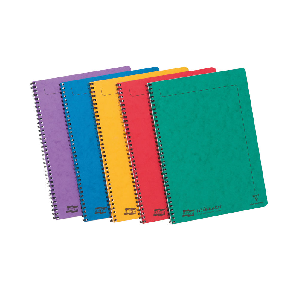 Clairefontaine Europa Notemaker A4 Assortment A (Pack of 10) 4860