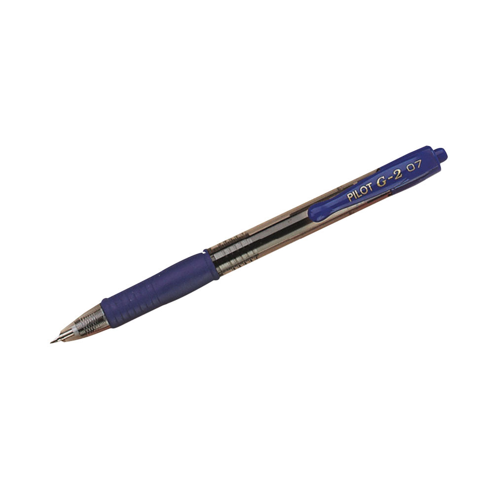 Pilot G207 Gel Ink Retractable Rollerball Pen BluE (Pack of 12) G2BLUE