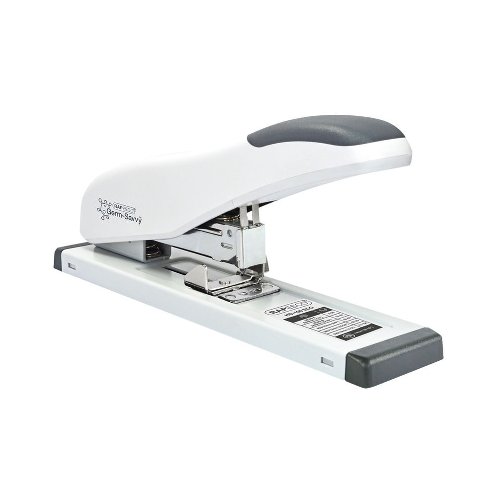 Rapesco ECO HD-100 Heavy Duty Stapler Capacity 100 Sheets White 1386