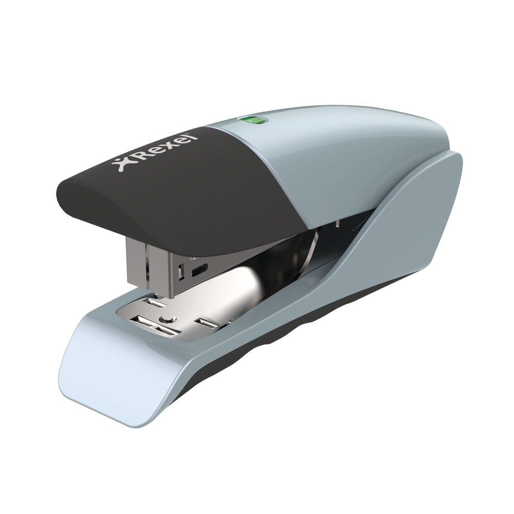 Rexel Silver/Black Gazelle Half Strip Stapler | 2100790