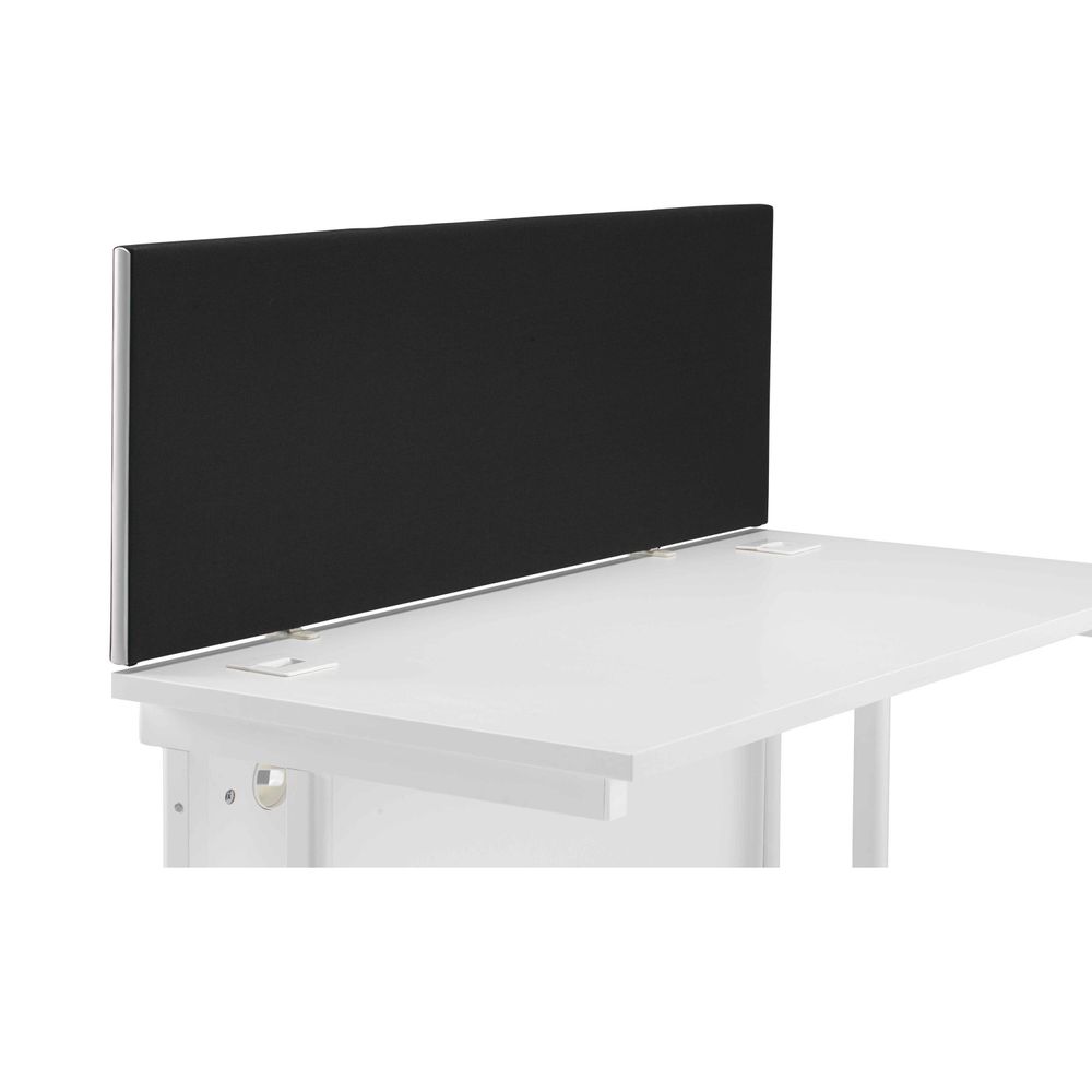 Jemini Desk Mounted Screen 1190x27x390mm Black KF70001