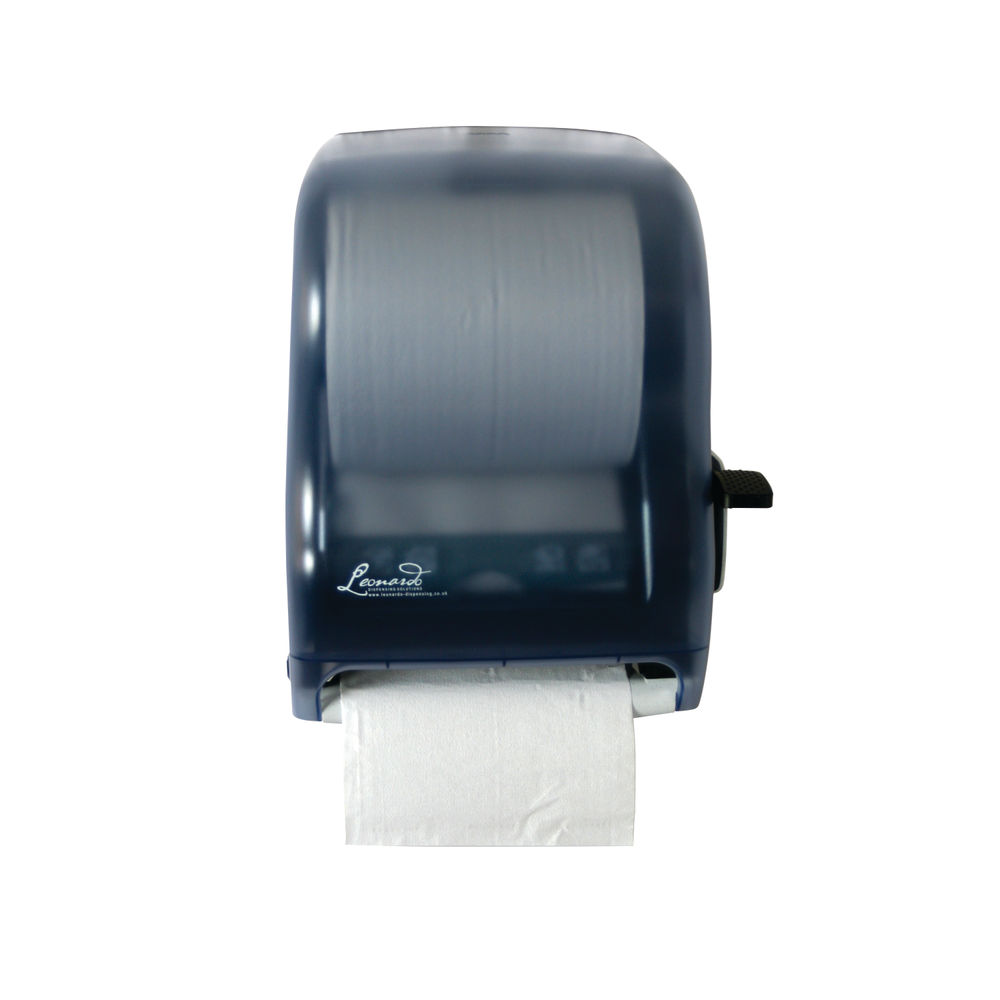 Leonardo Lever Control Hand Towel Roll Dispenser Blue DSRA12