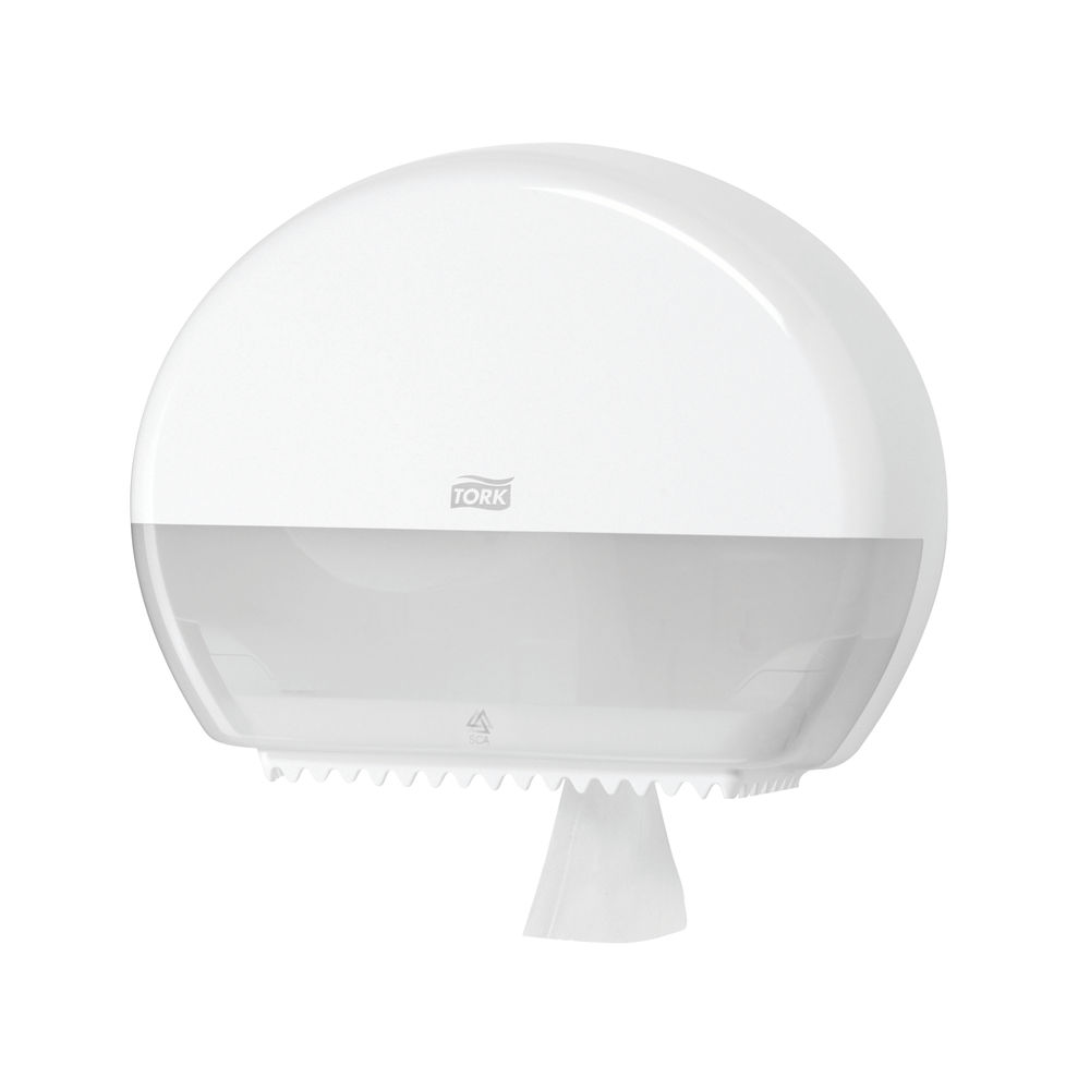 Tork T2 Mini Jumbo Toilet Roll Dispenser White 555000