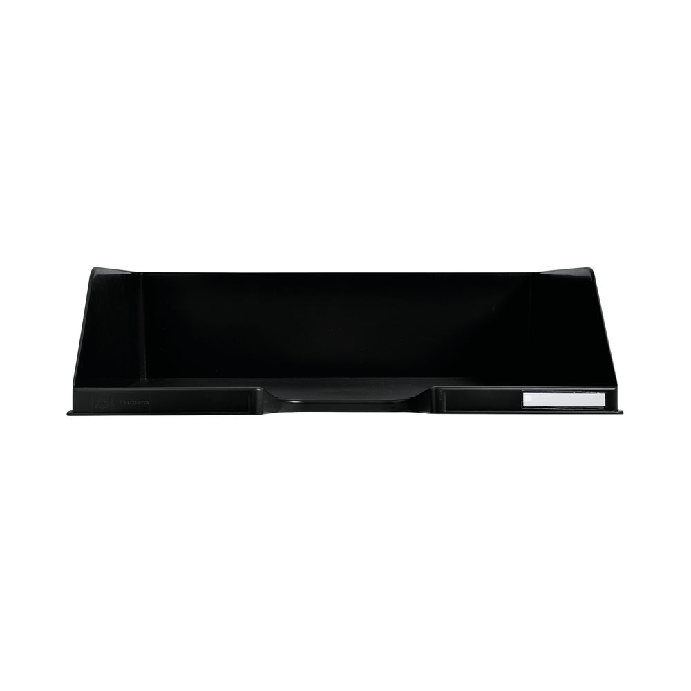 Exacompta Letter Tray Maxi-Combo Landscape Black (Pack of 4)