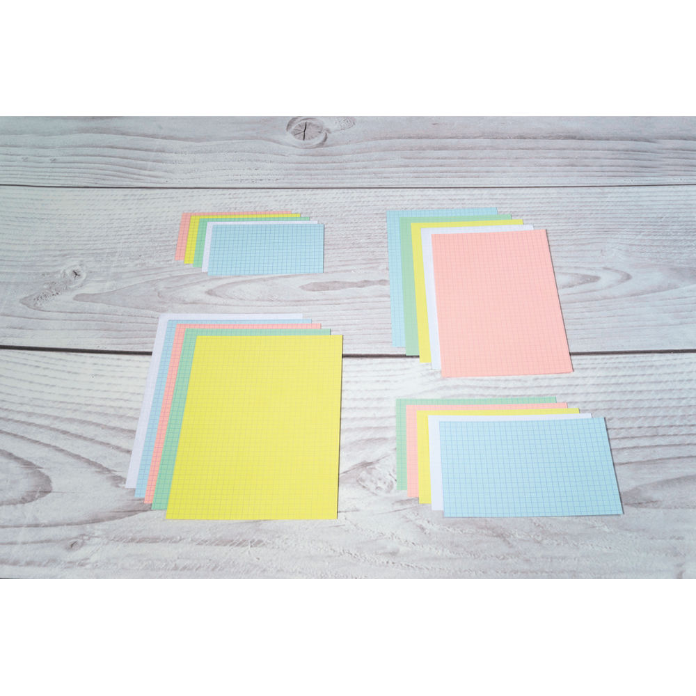 Exacompta Record Card 74x105mm Square White x40 (Pack of 4000)