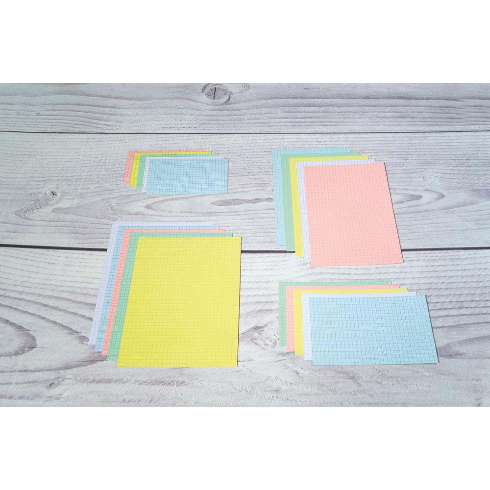 Exacompta Record Cards 125x200mm Square Blue x12 (Pack of 1200)