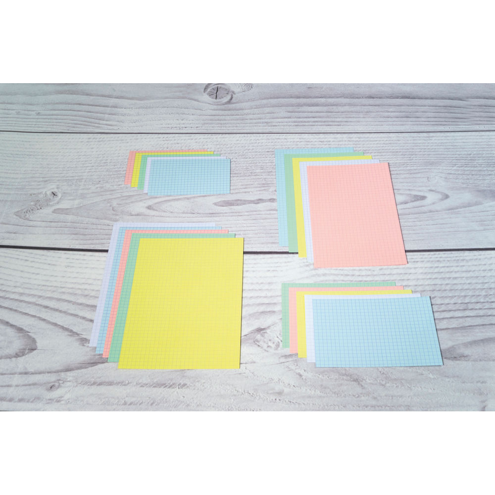 Exacompta Record Cards 125x200mm Square Pink x12 (Pack of 1200)