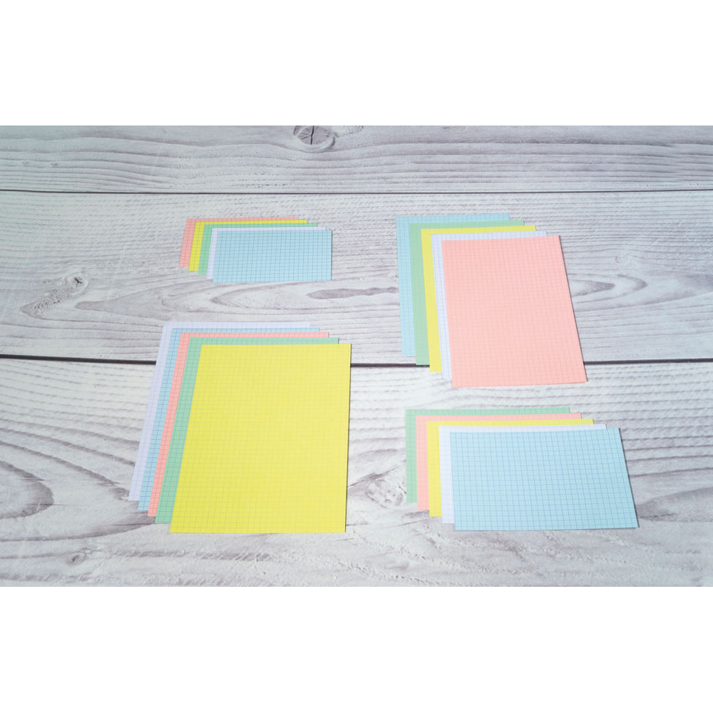 Exacompta Record Card 148x210mm Square Green x10 (Pack of 1000)