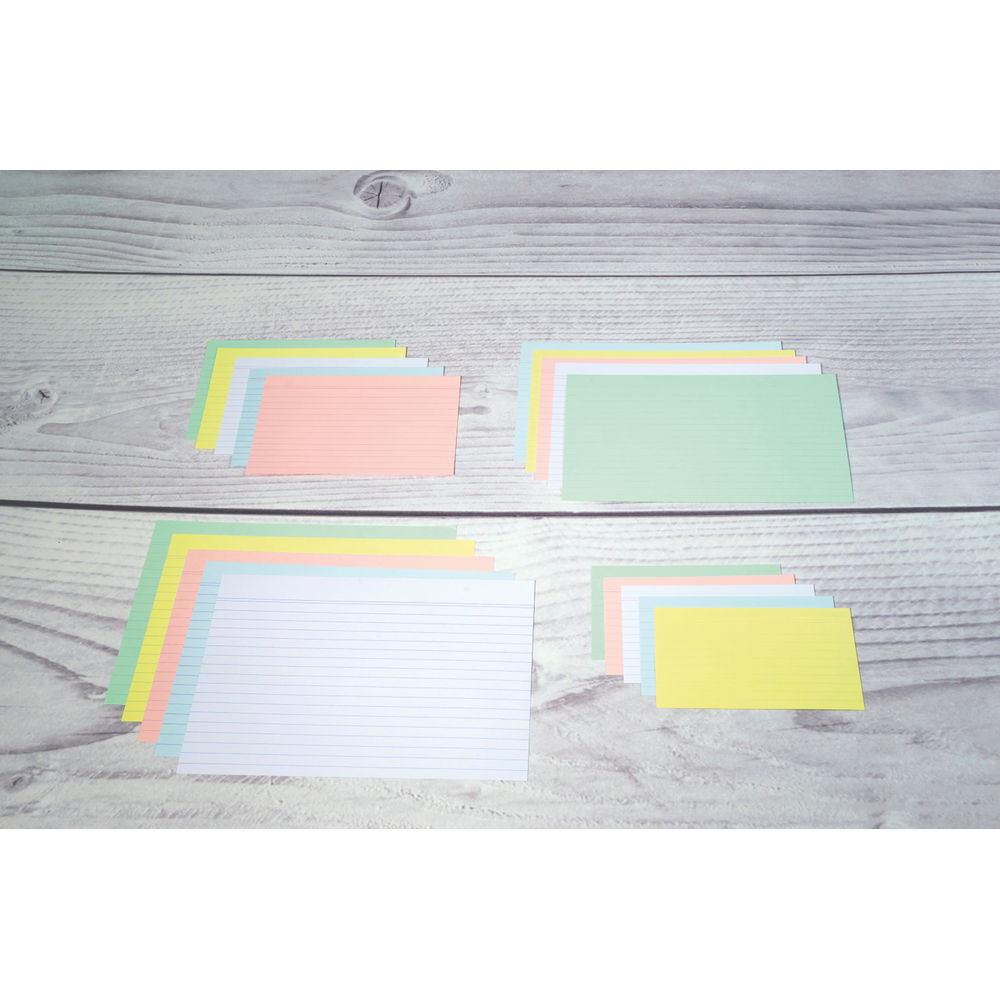 Exacompta Record Cards 100x150mm Lined White x20 (Pack of 2000)