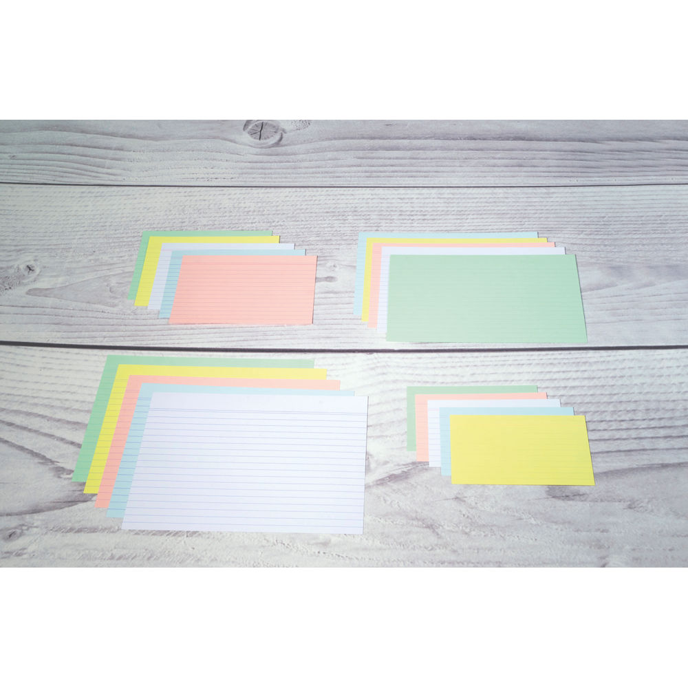 Exacompta Record Cards 148x210mm Lined Blue x10 (Pack of 1000)