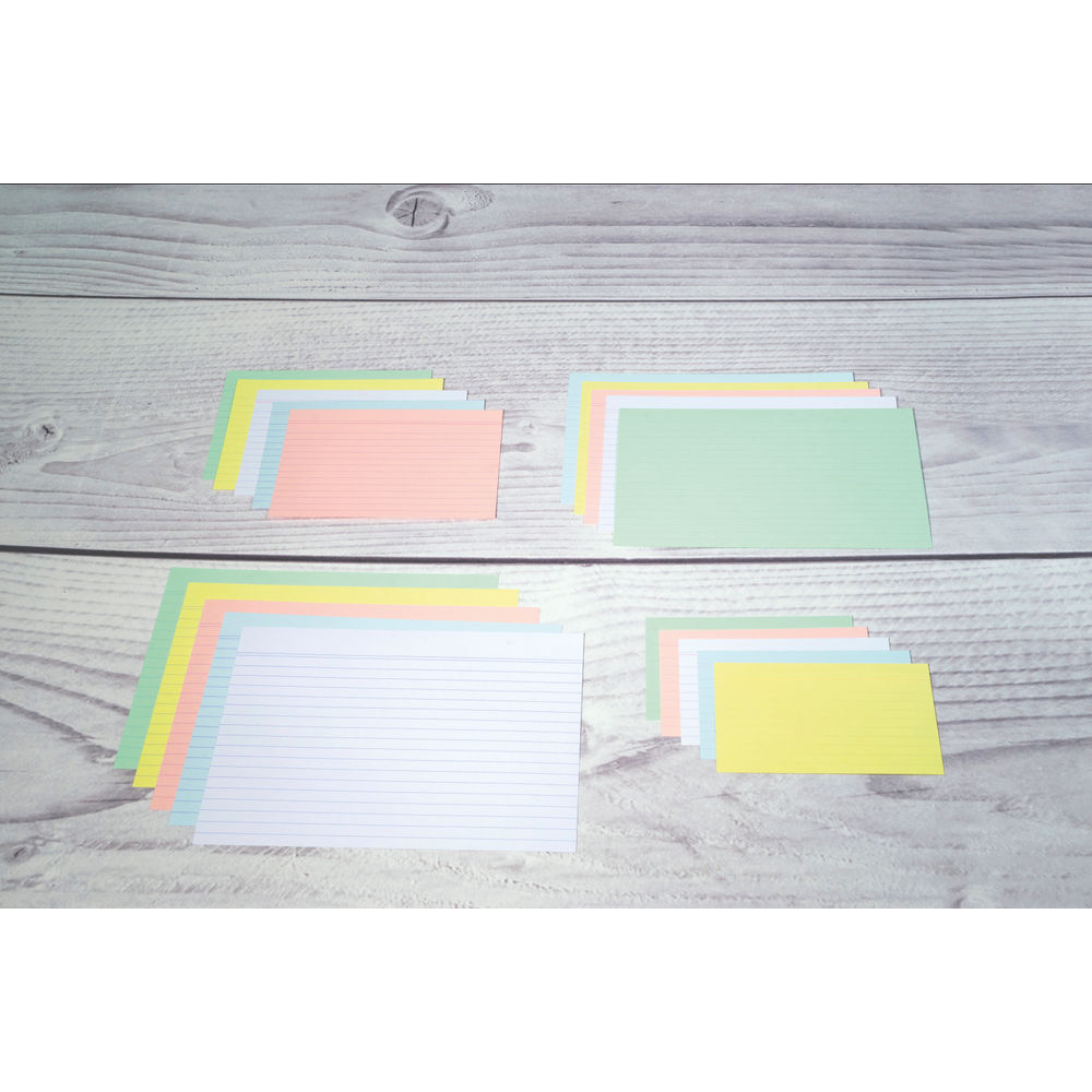 Exacompta Record Card 105x148 Lined Sky Blue x20 (Pack of 2000)