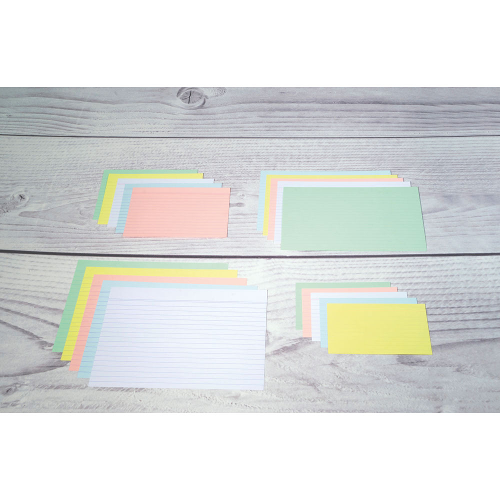 Exacompta Record Card 148x210 Lined Yellow x10 (Pack of 1000)