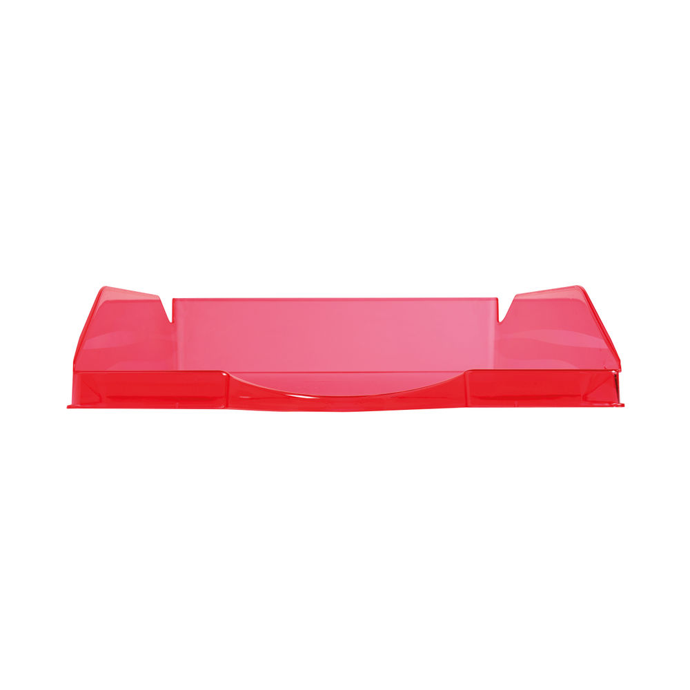 Exacompta Ecotray Letter Tray Linicolor Raspberry (Pack of 10)