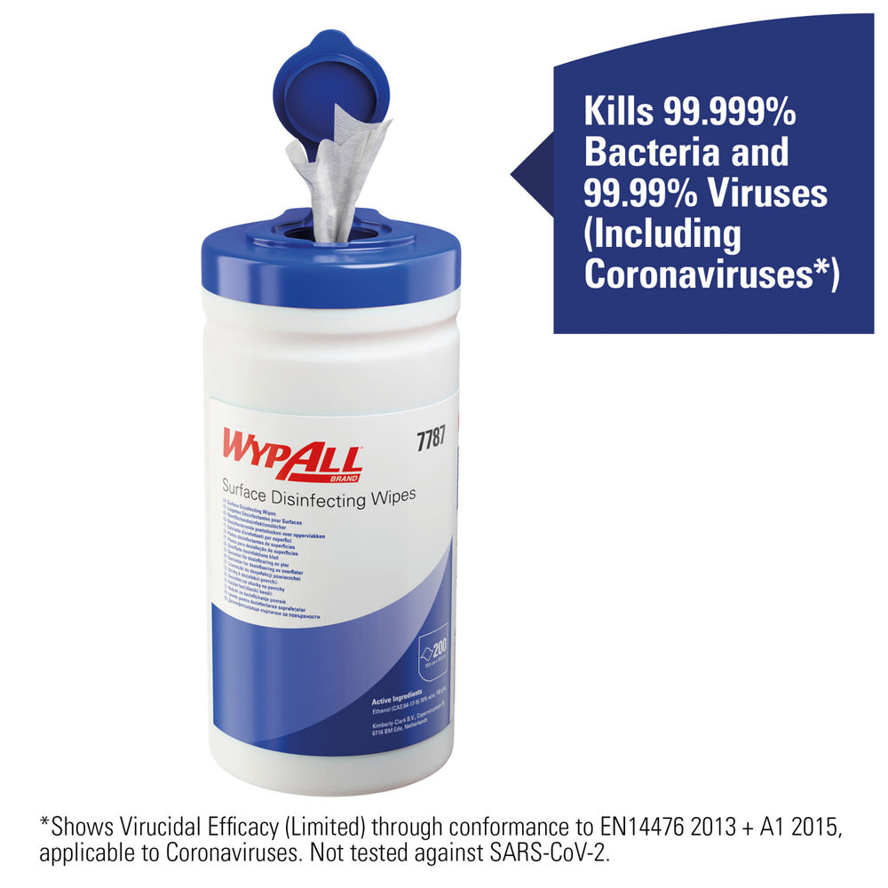 WypAll Surface Disinfecting Wipes (Pack of 200)