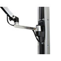 Ergotron LX Wall Mounted Single Keyboard Arm Polished Aluminium 45-246-026