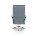 Belding Faux Leather Recliner Chair with Footstool Grey ARC7760GRY