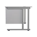 Jemini 3 Drawer Fixed Pedestal 400x655x495mm White KF74422