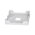 Devon Cube Tissue Box Holder Black (Pack of 6) 4621