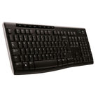 Logitech Black Wireless Keyboard K270 with USB Unifying Receiver - 920-003745