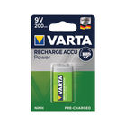 Varta 9V Rechargeable Accu Battery NiMH 200 Mah 56722101401