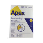 Fellowes Apex A3 Light Laminating Pouches Clear (Pack of 100) 6001901