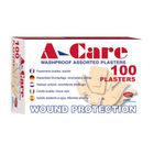 A-Care Washproof Assorted 6 Sizes (Pack of 100)