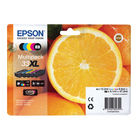 Epson 33XL Ink Cartridge Claria Premium High Yield Oranges CMYK/Photo Black C13T33574011