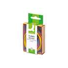 Q-Connect Assorted Colour and Size Rubber Bands, Pack of 10 - KF02032Q