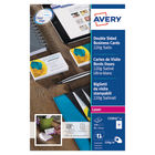 Avery Laser Business Cards Dbl-Sided Satin Wht (Pack of 250) C32016-25