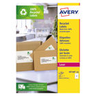 Avery QuickPEEL Recycled Laser Address Labels 199.6x143.5mm (Pack of 200)