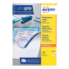 Avery White 63.5 x 38.1mm Multi-Purpose Labels, Pack of 2100 - 3652