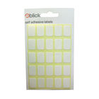 Blick 12 x 18mm, White Self Adhesive Labels (Pack of 3500) - RS002758