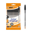 Bic Cristal Medium Black Ballpoint Pens (Pack of 10) 830864