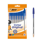 Bic Cristal Medium Blue Ballpoint Pens (Pack of 10) 830863