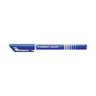 Stabilo Sensor Cushion Tip Fineliner Pen Blue (Pack of 10) 189/41