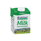 Lakeland 500ml Semi-Skimmed Milk Cartons, Pack of 12 | A08087